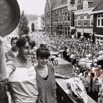 Diverse personen: Tristan Hofman, huldiging Nederlands kampioen wielrennen,