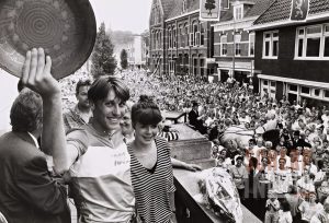 Tristan Hofman, huldiging Nederlands kampioen wielrennen
